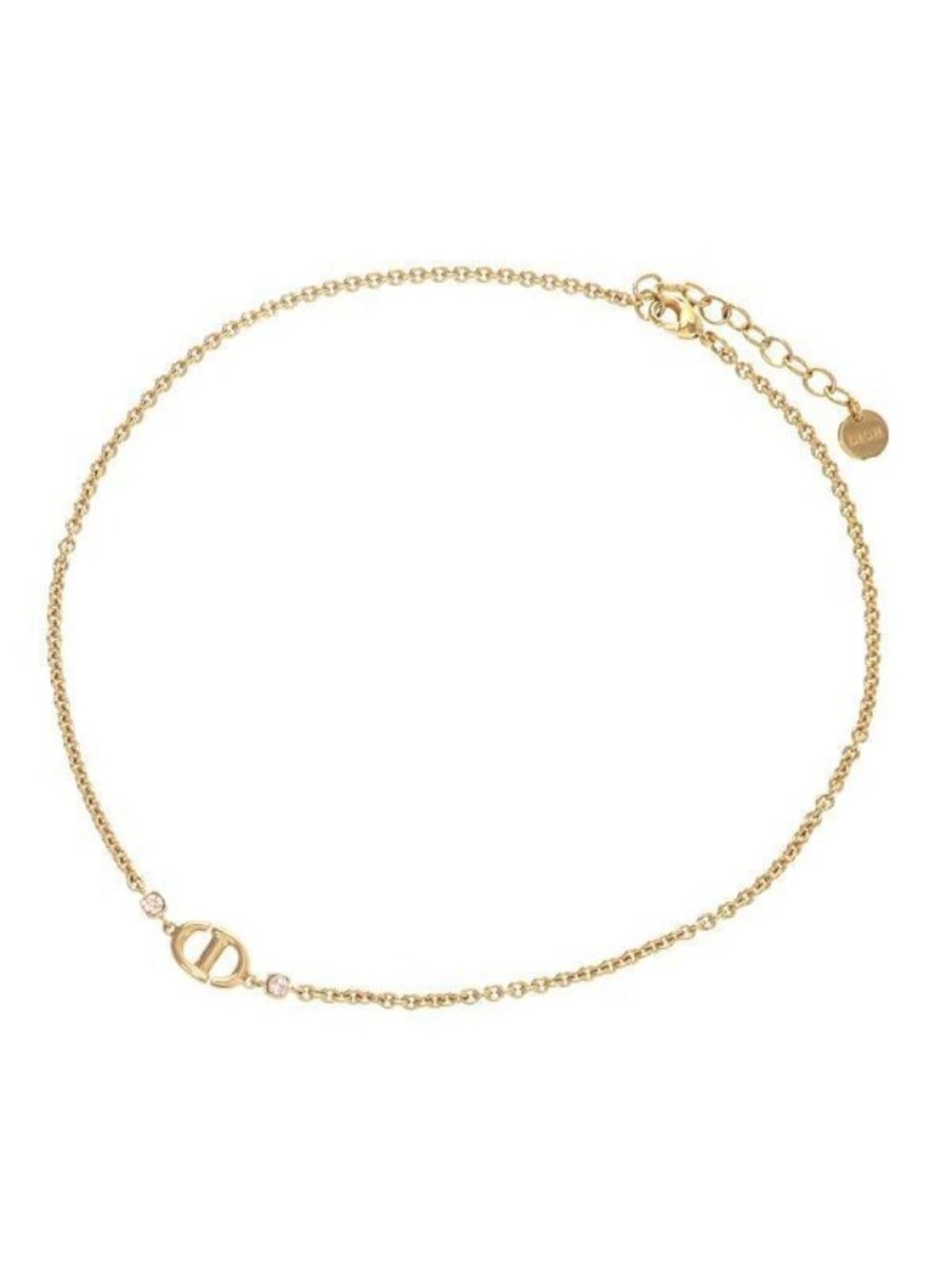Dior CD Navy Necklace